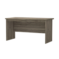 Bureau de travail moderne en bois durable avec rangement - Couleurs personnalisables, installation facile, petit poste de travail pour bureau