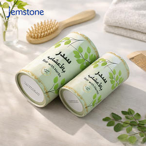 Emballage en tube cylindrique en carton kraft biodégradable pour shampoing, lotion, sérum, thé, avec logo personnalisé - Product Image 4