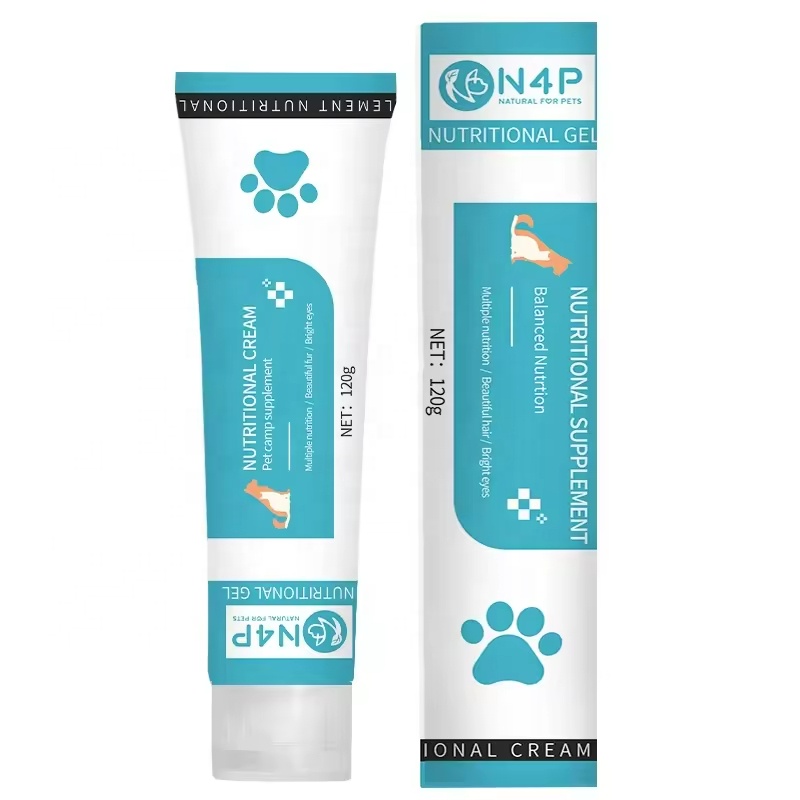 N4P 120g Pet Vitamin Multivitamin Nutrition Cream Gel Pet Health Care Multifunctional Supplements for Cats Dogs