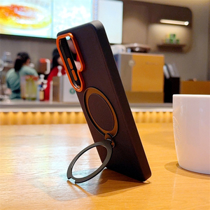 เคสโทรศัพท์มือถือหนังแบบแม่เหล็กทอเทคโนโลยีใหม่สำหรับ Samsung S26 S25 Ultra และ iPhone 17 16 Pro - Product Image 2