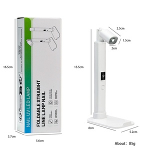 เครื่องอบเล็บเจล UV แบบพกพาขนาดเล็ก รุ่นใหม่ ดีไซน์ทันสมัย สำหรับทำเล็บ ใช้พลังงานแบตเตอรี่ วัสดุพลาสติก - Product Image 3