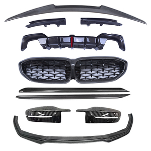 สเกิร์ตข้างคาร์บอนไฟเบอร์ทรง Early Stage สำหรับรถยนต์ BMW ซีรีส์ 3 รุ่น G20 - Product Image 6