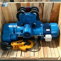 Palans électriques à câble CD MD de haute qualité, 1, 2, 3, 5 et 10 tonnes, avec chariot pour pont roulant monopoutre, pour levage de matériaux