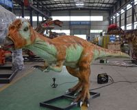 Modèle de dinosaure animatronique en caoutchouc fait main, Pachycephalosaurus réaliste pour exposition en parc à thème