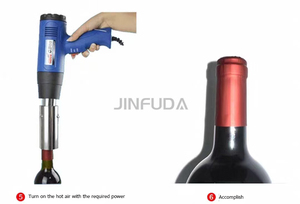 Máquinas al por mayor más vendidas, sellado térmico, envoltura superior de vino, pistola y máquina retráctil de Pvc con color y logotipo personalizados - Product Image 6