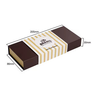 <span class=keywords><strong>Bonbon</strong></span> au chocolat et praliné de luxe personnalisés boîte-cadeau en papier pour bonbons portable pour collations et chaussettes - Product Image 6