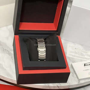 Montre à quartz classique de luxe TISSOTS, <span class=keywords><strong>marque</strong></span> originale de haut niveau, ultra-fine, bracelet en acier inoxydable 40/35 mm, calendrier, date, fonction PRX - Product Image 1