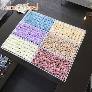 Jabones <span class=keywords><strong>de</strong></span> Rosa Ammy, Decoración Floral para el Hogar, Jabón <span class=keywords><strong>de</strong></span> Rosa <span class=keywords><strong>de</strong></span> 3 Capas, Cabeza <span class=keywords><strong>de</strong></span> Rosa Fragante <span class=keywords><strong>de</strong></span> 5 cm, Ramo <span class=keywords><strong>de</strong></span> Rosas Artificiales, Día <span class=keywords><strong>de</strong></span> San Valentín - Product Image 3