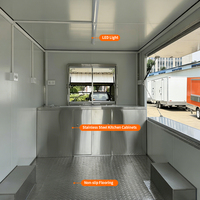 Bar à café mobile, camion à pizza, camion à glaces, remorque à barbecue pour la vente multifonctionnelle