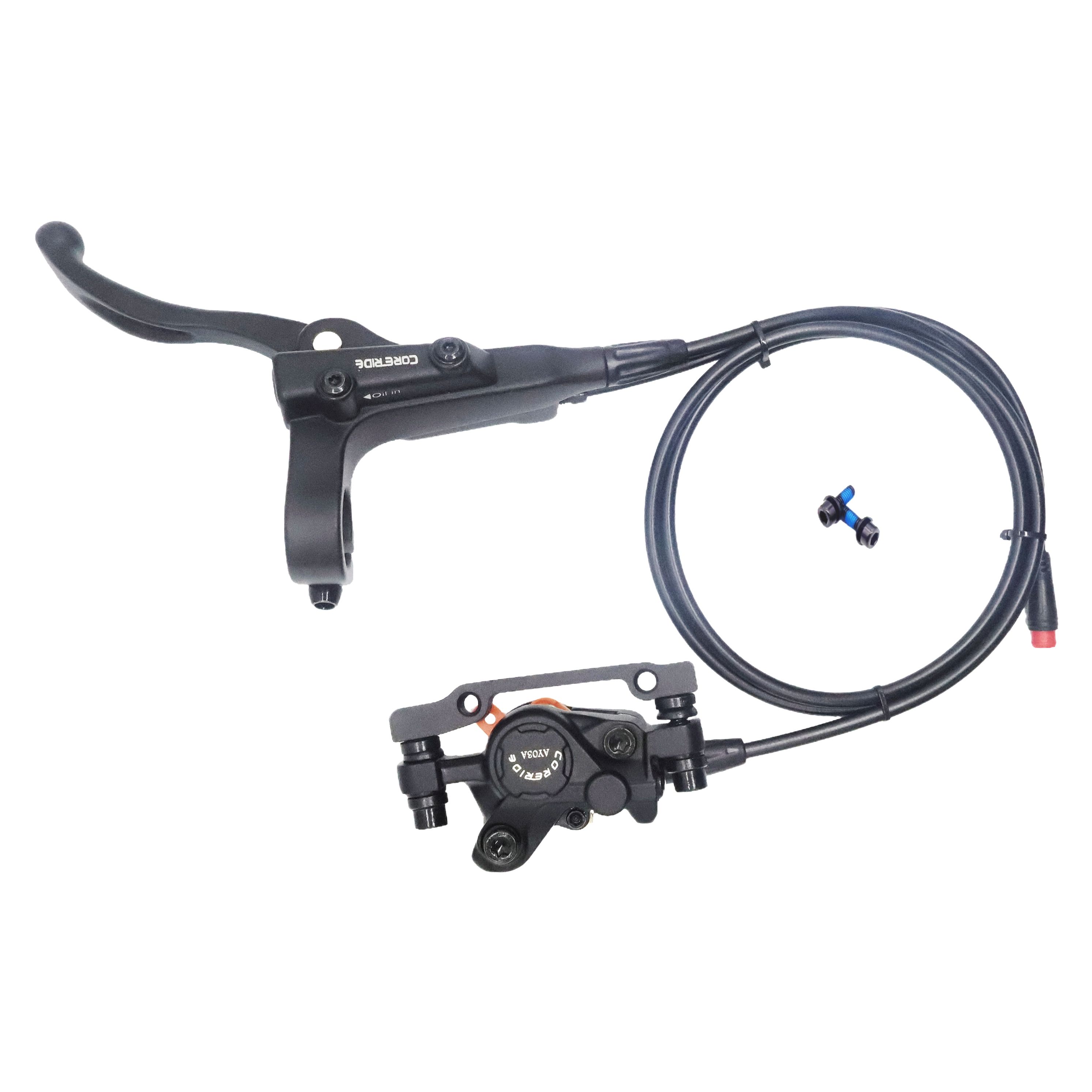 CORERIDE Ebike Hydraulic Disc Brake High-strength Forged Aluminum Alloy  Body Sensor Magnet Induction Power off Control Design