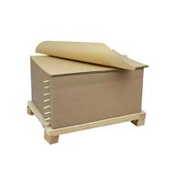 Feuilles de carton kraft du fabricant, vierges, recyclables, écologiques, 250 g/m², 300 g/m², 350 g/m², carton kraft brun personnalisable