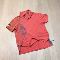 Chemises Polo Homme Oversize à Épaules Tombantes, Col Rabattu, Boutons, Broderie, T-shirts Amples de Haute Qualité