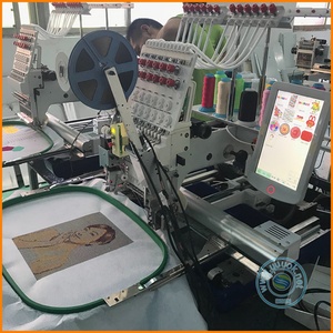 เครื่องเย็บปักถักร้อย1201ภาพถ่ายคอมพิวเตอร์แบบ12เข็ม1หัว - Product Image 3