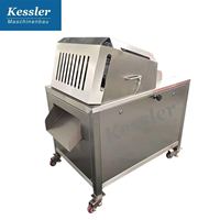 Nouvelle trancheuse automatique à viande pour shawarma, 35-65 coupes/min, épaisseur de coupe 5mm-100mm, lame en acier inoxydable, usage commercial intensif