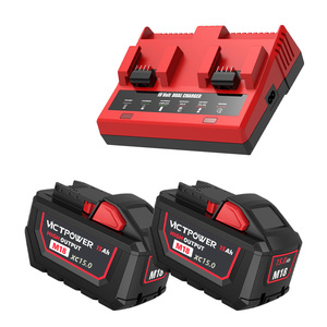 Batterie Li-ion VICTPOWER 18V 15.0Ah de remplacement pour outils électriques sans fil Milwaukee M18, compatible avec plus de 200 outils, OEM ODM - Product Image 1