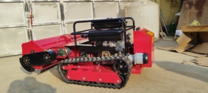 Desbrozadora con Control Remoto - Cortadora de Césped con Ancho de Corte de 1200 mm, Cortadora de Césped con Orugas Motorizadas para Pendientes Pronunciadas y Terrenos Difíciles - Product Image 6