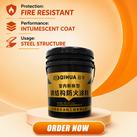 Revêtement ignifuge intumescent pour structures en acier, peinture ignifuge, fournisseur en gros, usine chinoise directe
