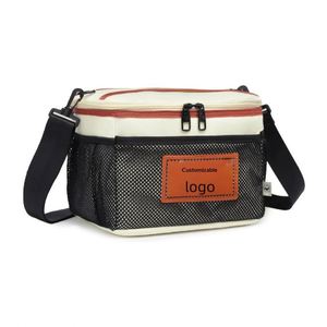 Outdoor Leisure Small Waterproof and Leak-proof Picnic Bag, Portable Crossbody Insulated Large Capacity <b>Lunch</b> Bag for Travel. - Product Image 1
