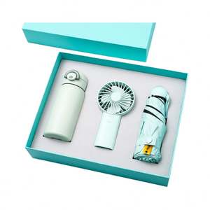 Set de Regalo de Verano: Vaso Aislado de Acero Inoxidable con Serigrafía Personalizada y Sombrilla de Alta Gama - Product Image 1