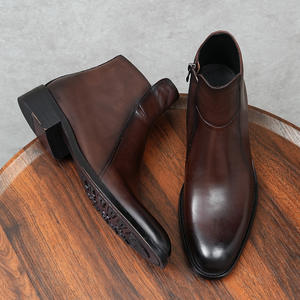 Botas de Trabajo Vintage Amish de Lujo para Hombre, Impermeables, con Cordones en el Tobillo, Construcción Goodyear, con Parte Superior de Cuero Genuino Resistente - Product Image 2