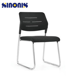 Sinonis Factory Wholesale Executive Middle Back Office Chair Without Wheels Iron <b>Frame</b> - Product Image 3