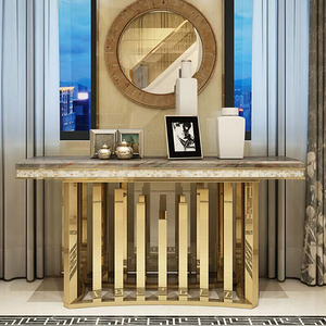 Mesa de <span class=keywords><strong>consola</strong></span> de lujo moderna para sala de estar, mesa de entrada decorativa para pasillo moderno más Popular <span class=keywords><strong>estrecha</strong></span> de lujo - Product Image 3