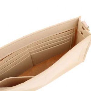 New Felt Cloth Bag Insert Organizer Cosmetic <b>Makeup</b> Bag Organizer Travel Chain Bag Women's Shoulder <b>Box</b> - Product Image 3
