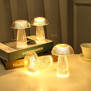 Lámpara de Mesa LED Electrónica con Forma de Hongo, Artículo Decorativo Moderno, Lámpara de Noche, Decoración para Habitación de Niñas, Luz Ambiental, Regalo de Cumpleaños - Product Image 2