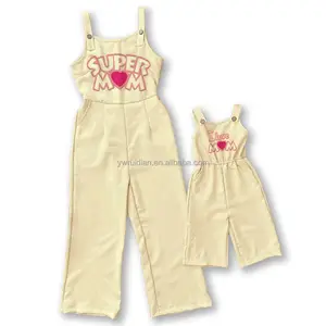 RD bretelle primavera ed estate abiti genitore-bambino graziosi pantaloni dritti Casual dolce dolce <span class=keywords><strong>madre</strong></span> e bambino - Product Image 1