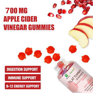 Gomitas Veganas de Vinagre de Sidra de Manzana de 700 mg para un Vientre Plano, 60 Unidades, Vitamina B, Estimulan el Metabolismo, Salud Intestinal, Control de Peso - Product Image 3