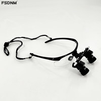 Loupes prismatiques 5X haute puissance pour dentisterie, instruments chirurgicaux dentaires, vision stable, loupes chirurgicales 5X pour clinique