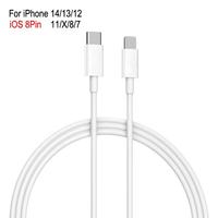 Cable de Carga Rápida Premium de 1 m (3.3 pies) USB C Tipo C a Lightning de 8 Pines PD20W para iPhone 7 8 X Xs XR 11 12 13 14 Pro Max