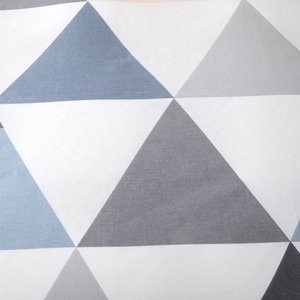 Nhà Máy Ban Đầu Mô Hình Hình Học Tùy Chỉnh Có Sẵn 100% Cotton Ai Cập Bộ Đồ Giường 1 Duvet Bìa 2 Gối Bộ - Product Image 3