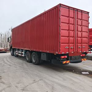 Vendita di seconda mano 12 veicoli da trasporto a ruote e 8*4 veicoli da carico a scatola da HOWO camion Container - Product Image 4