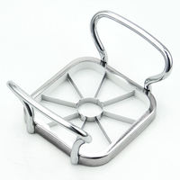 Nieuw product 6-in-1 handmatige groentehakker fruitsnijder aardappelchips krulmes golvende mes appelboor