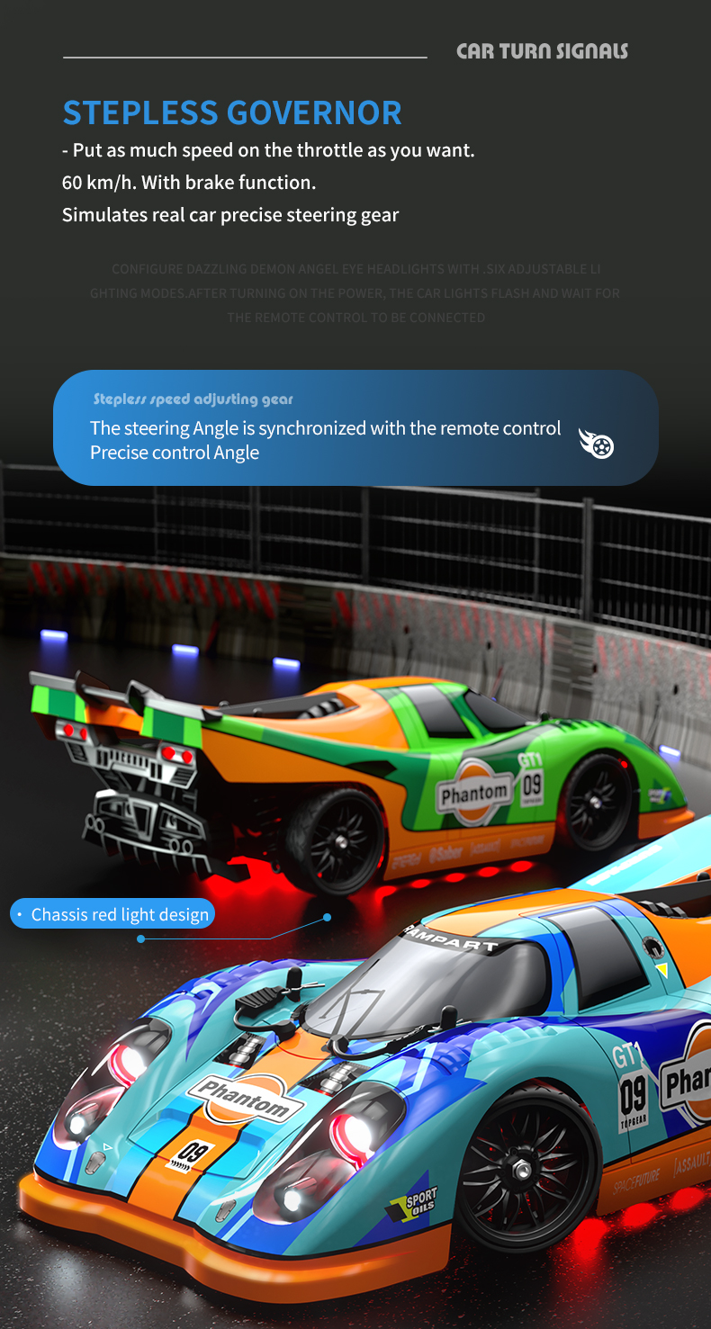 NEW HOSHI 16307PRO 16307 PRO 60KM/H Brushless RC Drift Car High