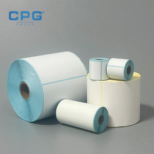 Etiqueta Térmica Personalizada Impermeable de 100x150mm 4X6 Pulgadas 130gsm, Etiqueta de Código de Barras Térmica para Envíos de Comercio Electrónico - Product Image 1