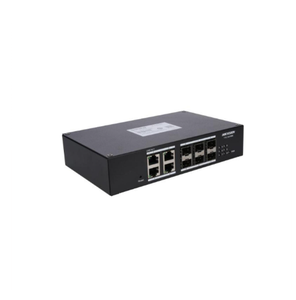 Switch Industrial Gigabit Inteligente Hikvision DS-3T1510F, 4 Puertos RJ45 + 6 Puertos Ópticos SFP, Montaje en Riel DIN - Product Image 2