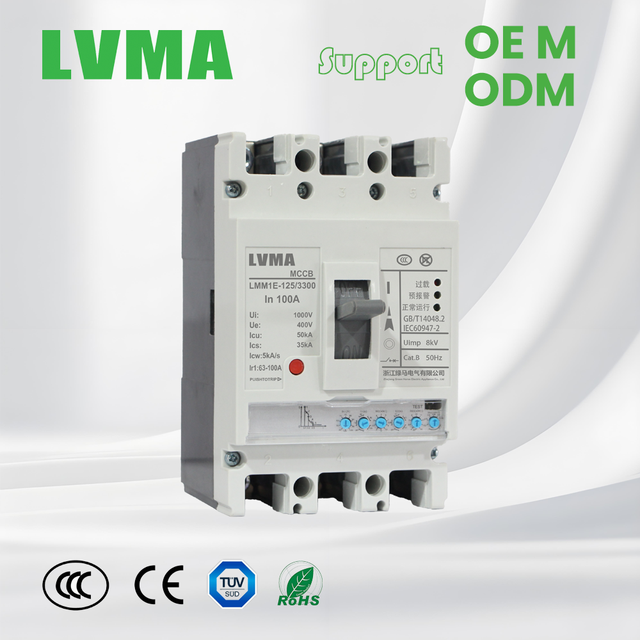 Electronic Molded-case Circuit Breaker MCCB Intelligent 3P 4P 125A 250A 400A 630A 800A 1250A 1600A Earth-leakage