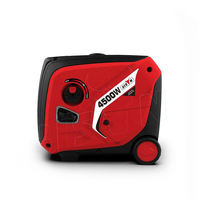 Générateur portable à double carburant essence/électricité BISON BSR4000I (CN) 220V 3500W, démarrage électrique DC à distance, super silencieux, 50/60Hz, certifié CE