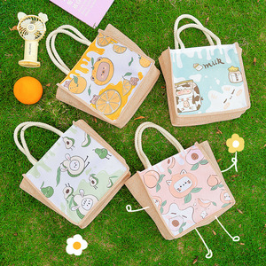 Borsa Shopping Bianca Manici <span class=keywords><strong>Verdi</strong></span> Per La Spesa X Large Con Logo Einfache Einkaufstaschen Aus Stoff - Product Image 2