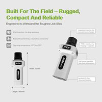 Receptor GNSS RTK Ligero SMA25R con Software Android 0-60 °   Instrumento de Topografía de Precisión con Bajo Consumo de Energía y Función de Inclinación