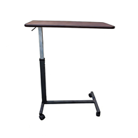 Table de repas pliante en acier pour personnes âgées, pour la réadaptation, à placer près du lit, pour les maisons de retraite