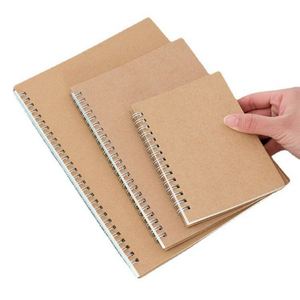 Cuaderno de Espiral A5/B5 de Papel Kraft para Estudiantes, Libreta de Hojas Sueltas, Bloc de Notas con Logotipo Impreso, Promoción al por Mayor - Product Image 1