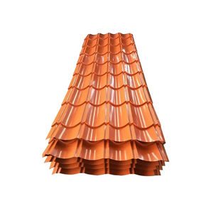 Tôle de toiture en acier galvanisé ondulé revêtue de couleur à prix avantageux avec service de pliage, norme ASTM, épaisseur 0,14-0,20 mm - Product Image 2