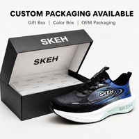 Sneakers de course personnalisées avec logo OEM, dessus en maille respirante et semelle antidérapante pour l'entraînement en salle de sport, unisexe
