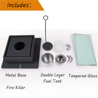 Best-seller Foyer de table en acier inoxydable pour jardinage Kit de fabrication de smores pour les fêtes et le camping