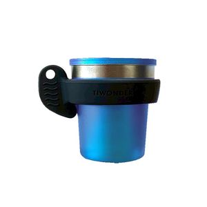 Vaso de titanio puro de 80 ml para degustación de bebidas, para degustación de whisky, vaso ligero tipo mini shot. - Product Image 1