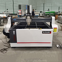 Routeur CNC 4 axes SUDA SK Series pour bois et MDF 1300x2500/2000x3000 avec broche ATC, CCD oscillant, Syntec DSP NC Studio