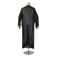 Nouvelle Tunique Musulmane Casual pour Hommes, Col Brodé, Manches Longues, Sans Couture, Respirante, Séchage Rapide, Légère, Robe Arabe Traditionnelle